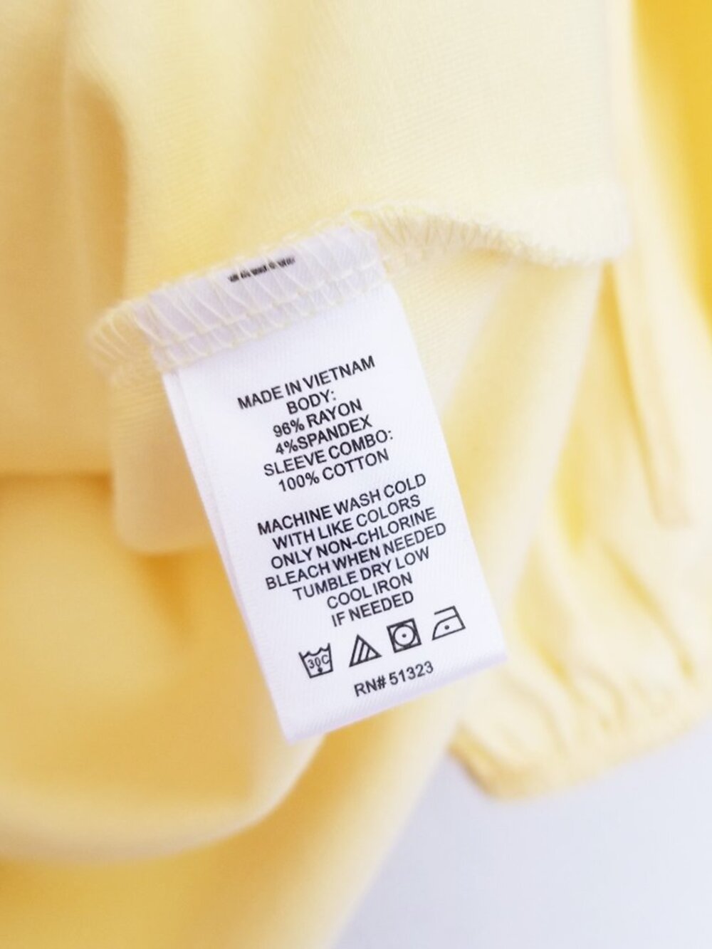 1. State Women' L Butter Yellow 3/4 Balloon Sleeve Tie Bow Blouse Top Coquette - Picture 8 of 14